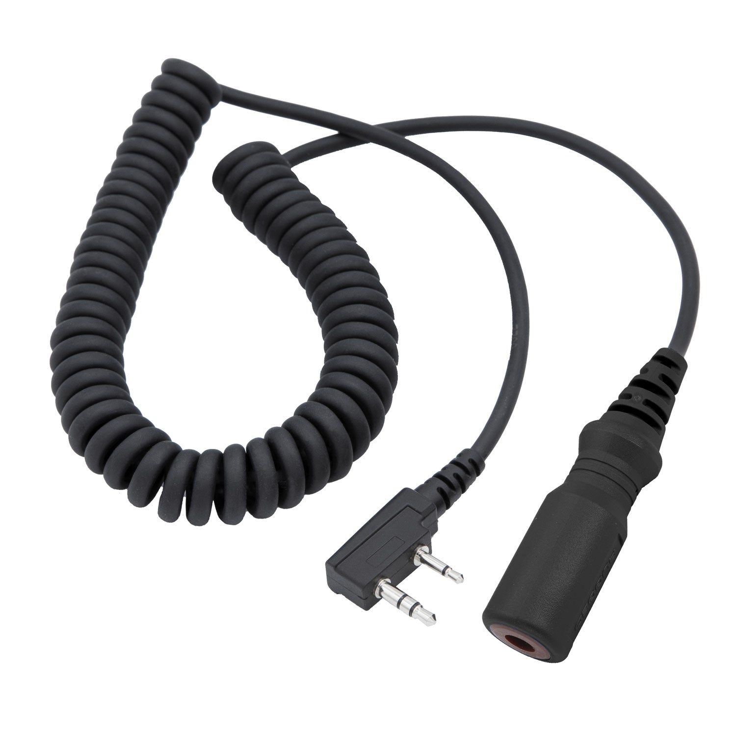 OFFROAD Headset / Helmet Coil Cord Cable for Rugged Radios and Kenwood