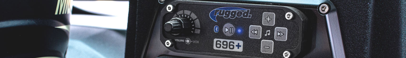 Rugged Radios intercoms for off road racing and recreational use 