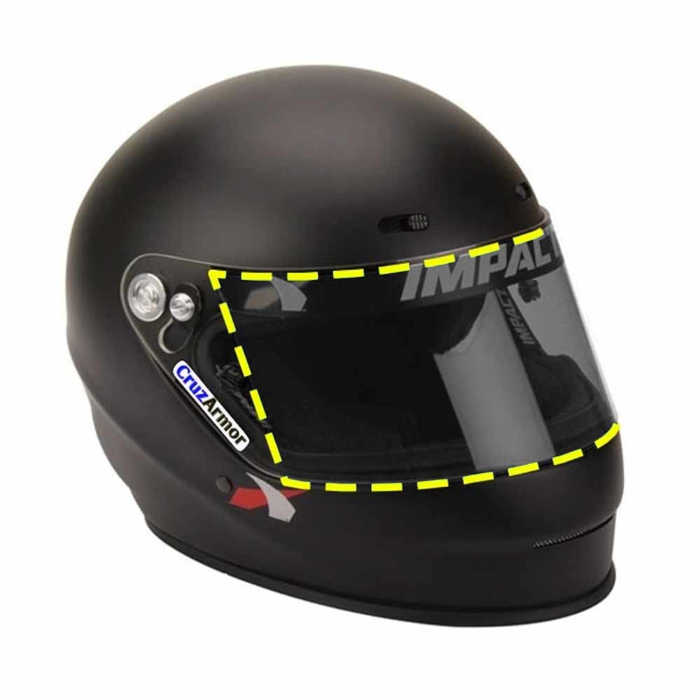 best place to buy tinted motorcycle helmet CruzArmor Tinted Tear Off for IMPACT – Rugged Radios