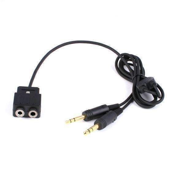 General Aviation Pilot Headset Extension Cable Rugged Radios
