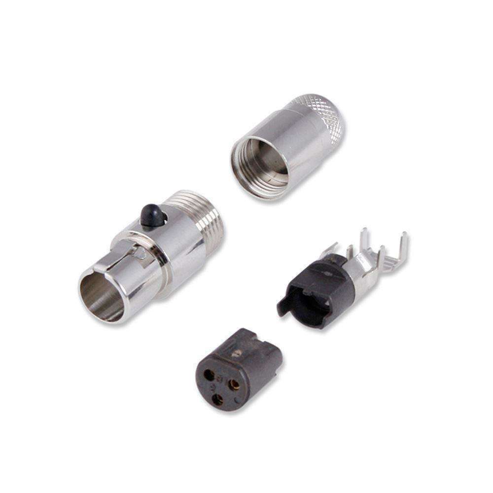 3-Pin Female Mini XLR Connector TA3FL – Rugged Radios