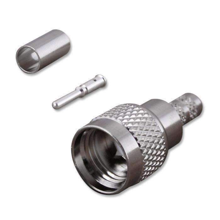 Crimp On UHF Mini Male Antenna Connector Rugged Radios