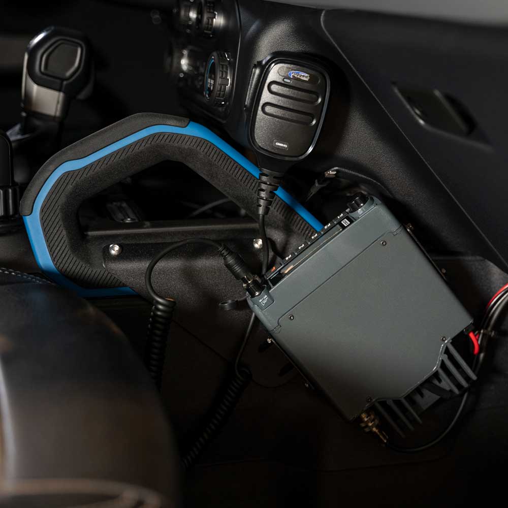 Ford Bronco Mobile Radio Mount for Center Console Passenger Grab Handl