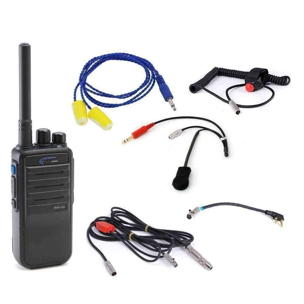 Kit de Radiocomunicación Digital para Piloto de carreras en autódromo, –  Rugged Radios