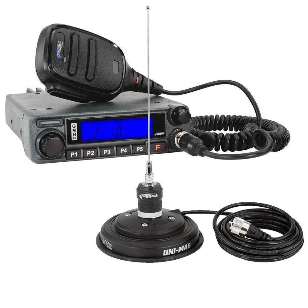 Kit - GMR45 Con Grand Gran poder GMRS con base magnética y antena ESP –  Rugged Radios