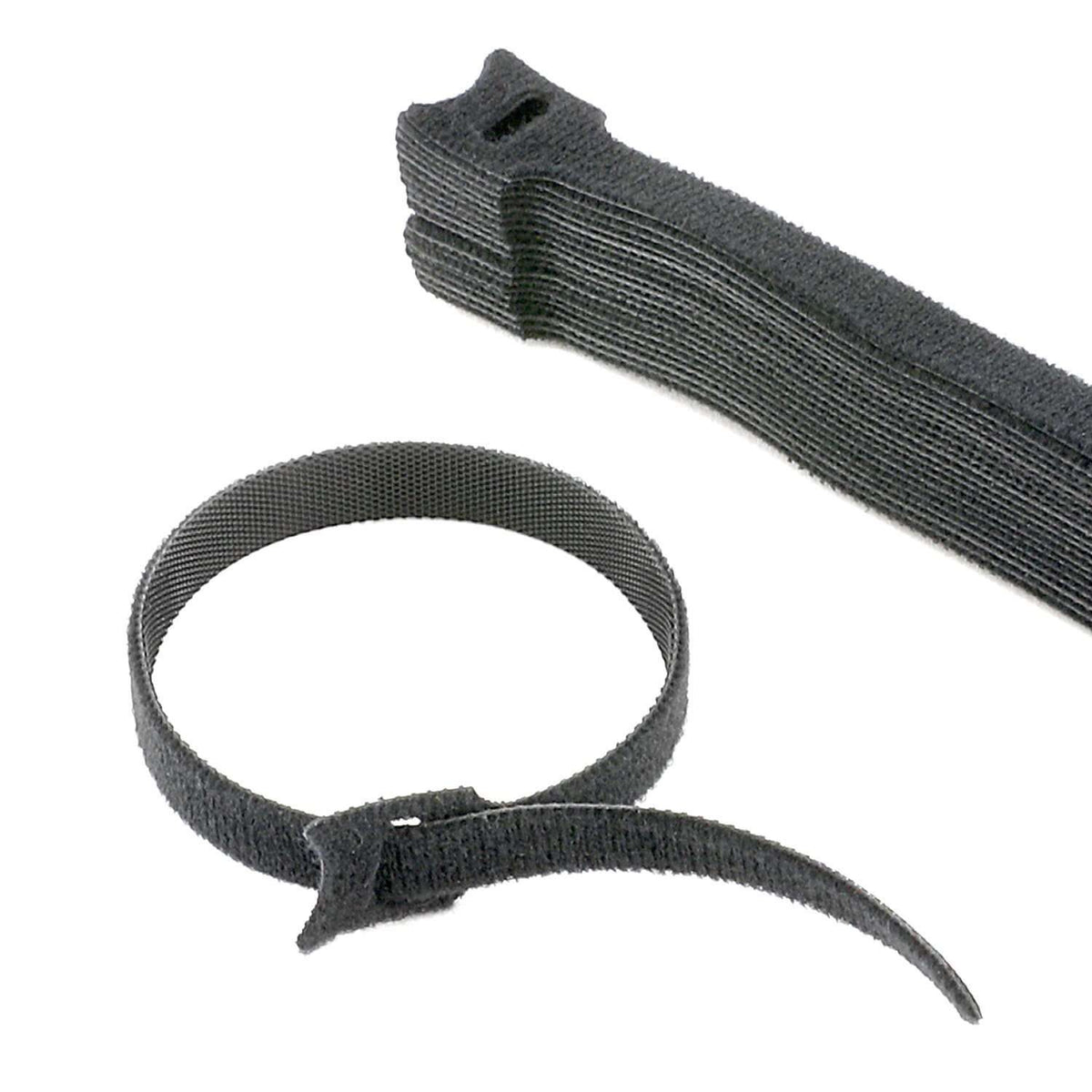 Hook-and-loop velcro straps, 12 mm. wide
