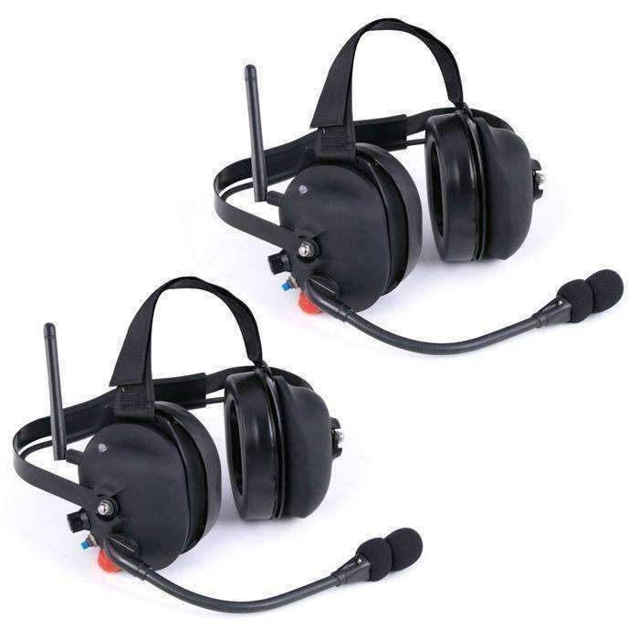 Wireless Double Talk Dual Headset Intercom System – Rugged Radios