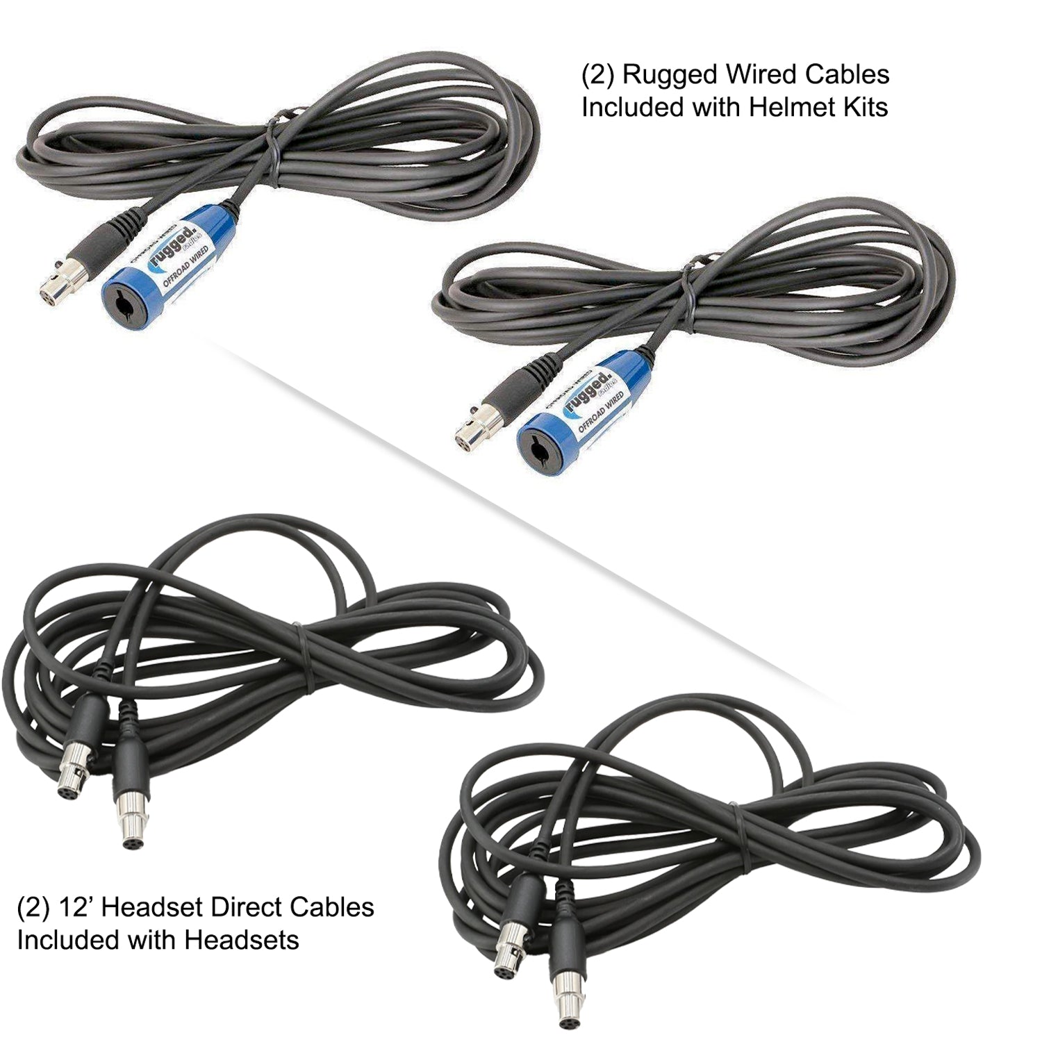 364 Intercom Kit – 2-Person Bluetooth Intercom System – Rugged Radios