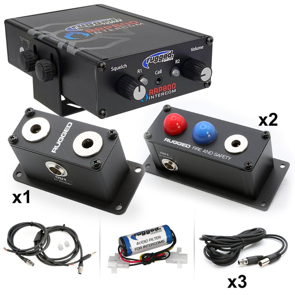 Fire and Safety 4-Person Dual Radio Intercom Kit – Rugged Radios