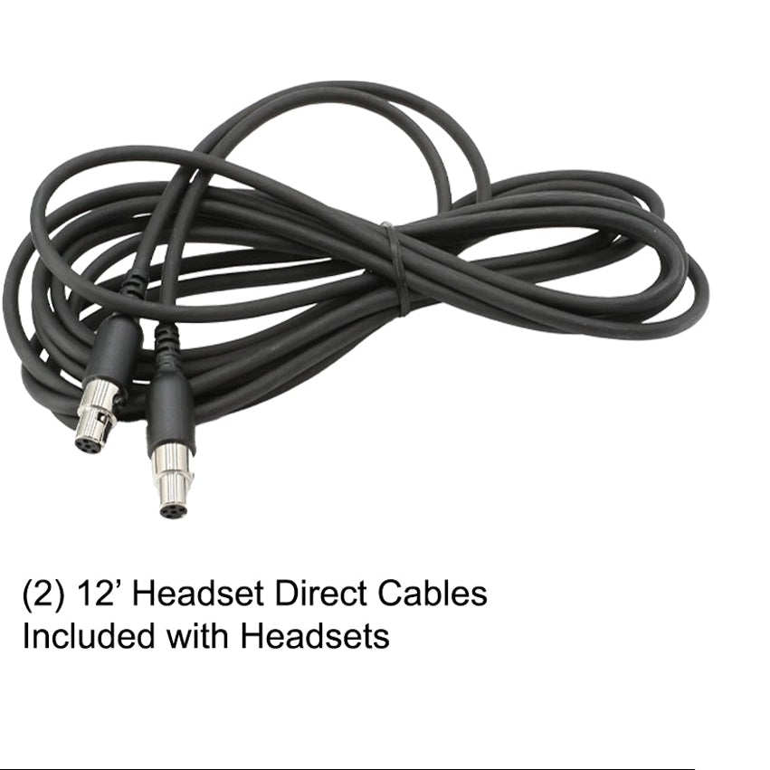 RRP5050 Intercom System with H41 Headsets - 2 Person