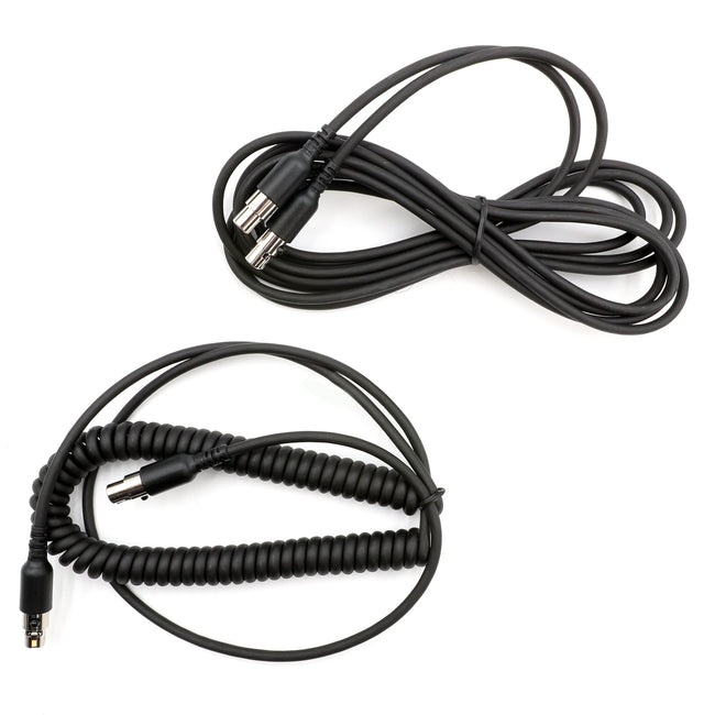 Rugged Radios CC-SPOTTER-SPL HEADSET TO 5-PIN & 5-PIN LISTEN ONLY DUAL RADIO COIL CORD CABLE main image 1