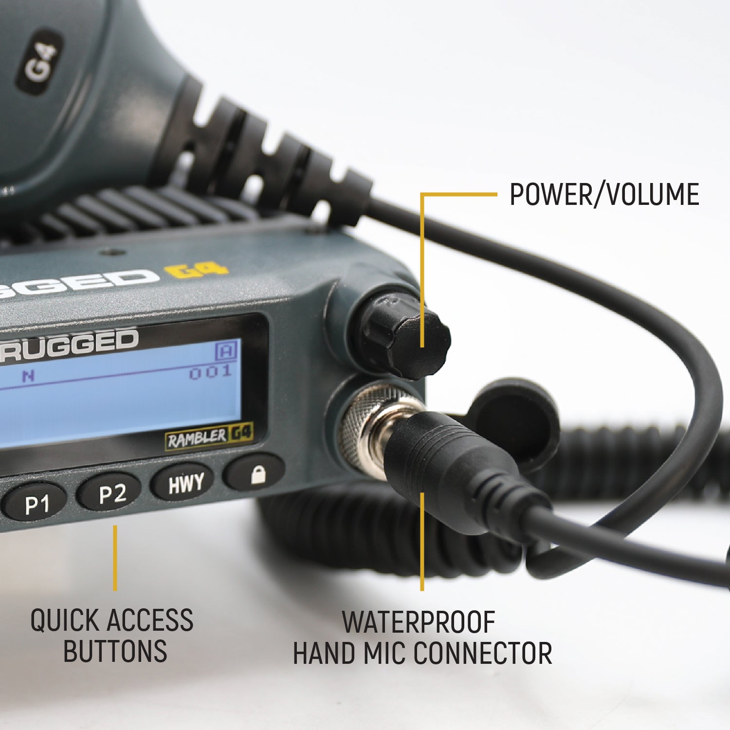 Radio Kit - Rambler G4 GMRS Mobile Radio with Antenna – Rugged Radios