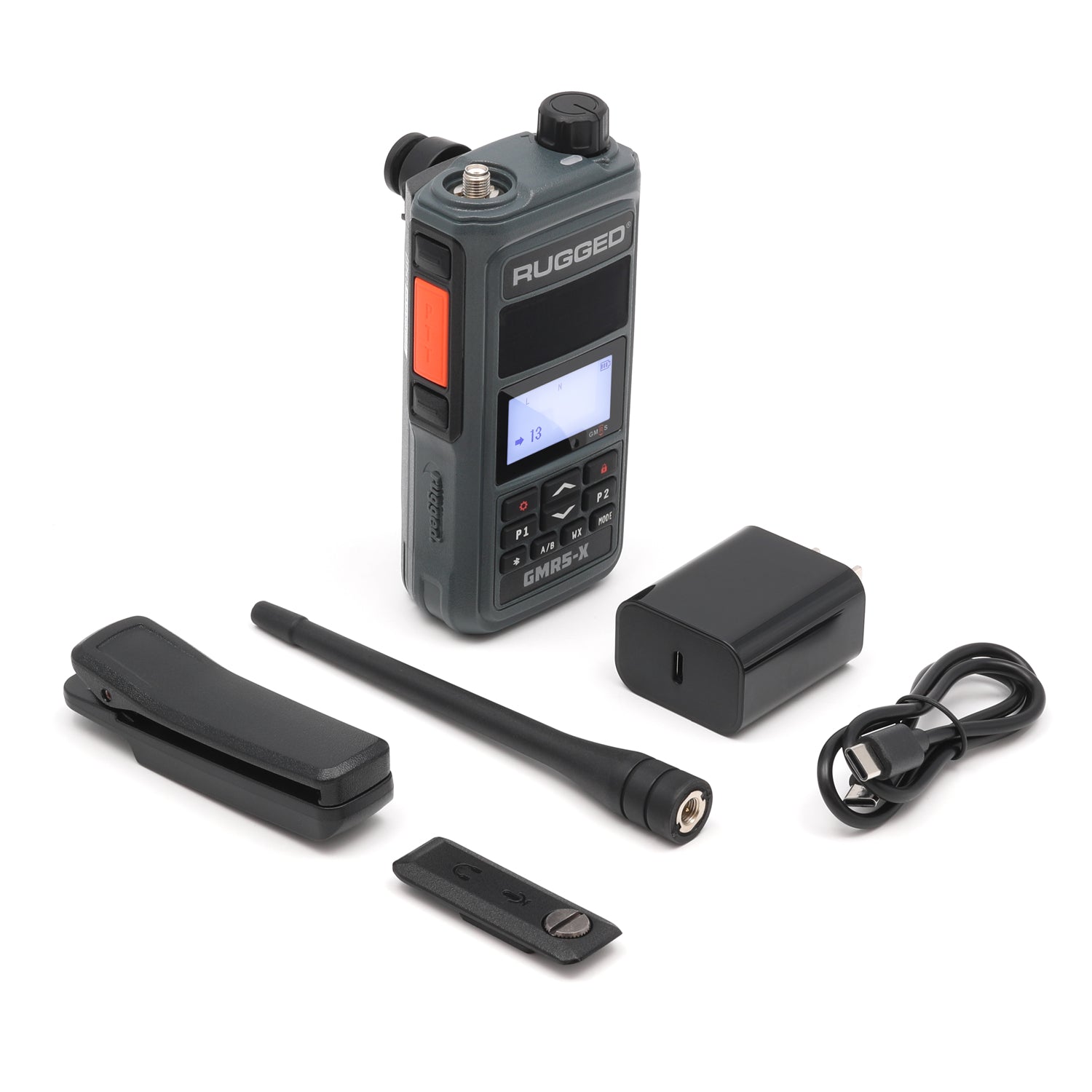 GMR5-X - 5W GMRS Handheld Radio - Waterproof with XL Battery