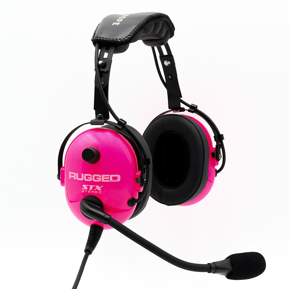 Pink Radio Day ULTIMATE Alpha Audio Stereo Headset with Volume Control