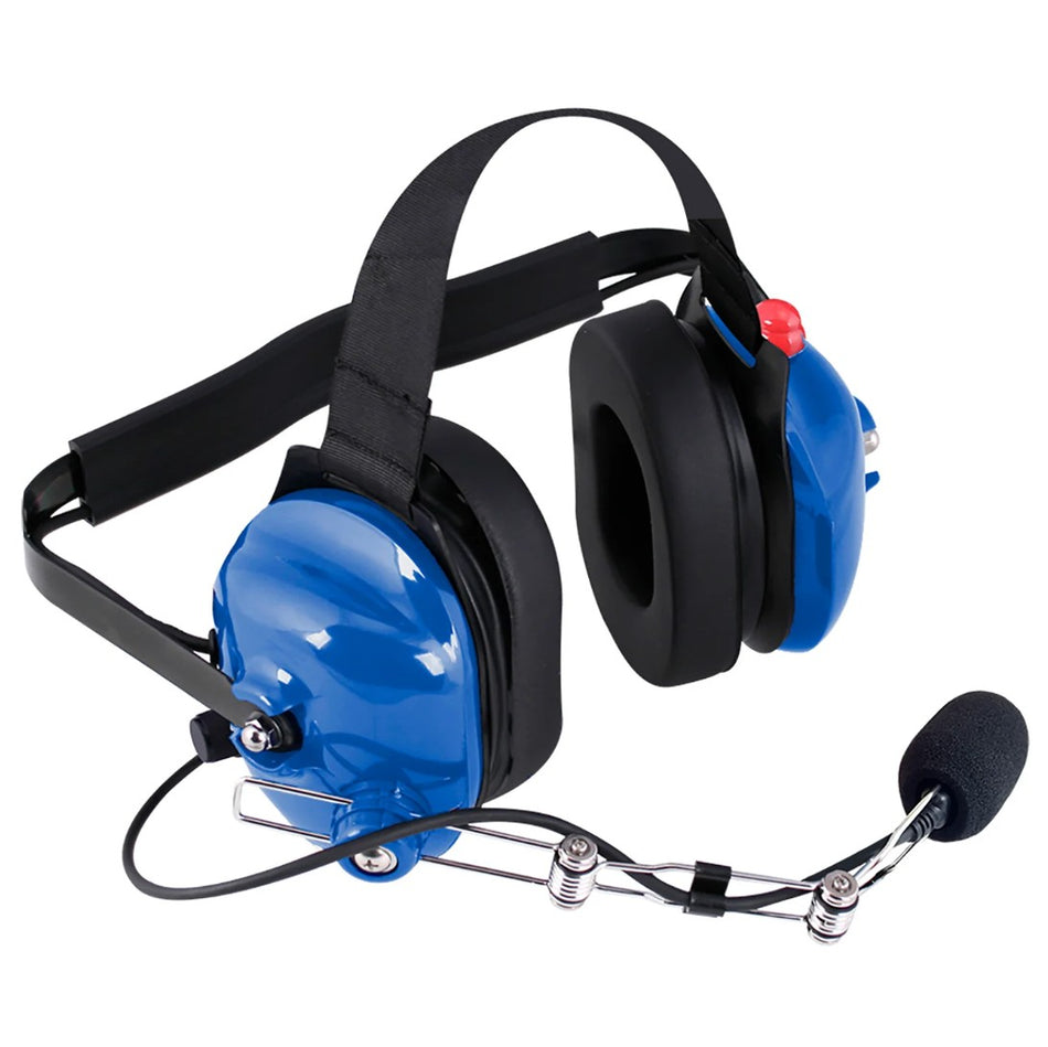 Headset for 2-Way Radios - 5 Pin - Model H42 Blue - CLEARANCE