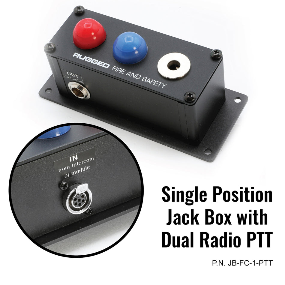 Jack Box Headset Stations for RRP800 Fire & Safety Intercoms – Rugged ...