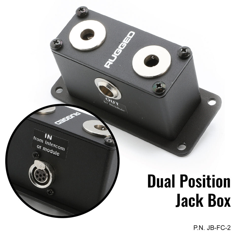 Jack Box Headset Stations for RRP800 Fire & Safety Intercoms – Rugged ...
