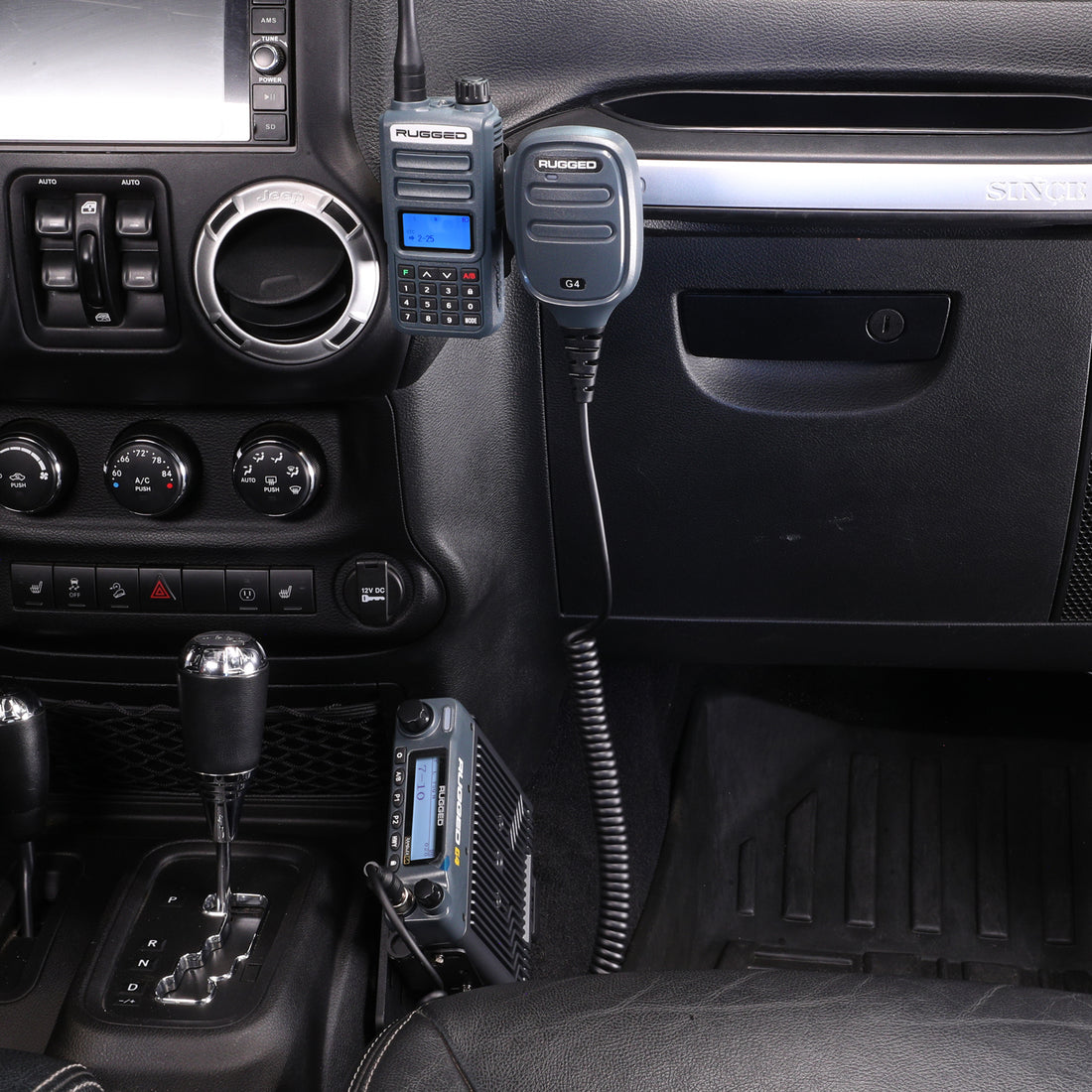 ULTIMATE GMRS Mobile Radio Kit for Jeep Wrangler JKU – Rugged Radios