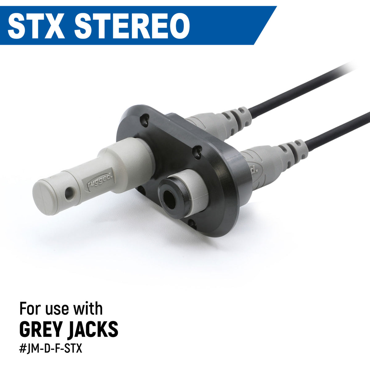 Dual Headset / Helmet Jack Flush Mount – Rugged Radios