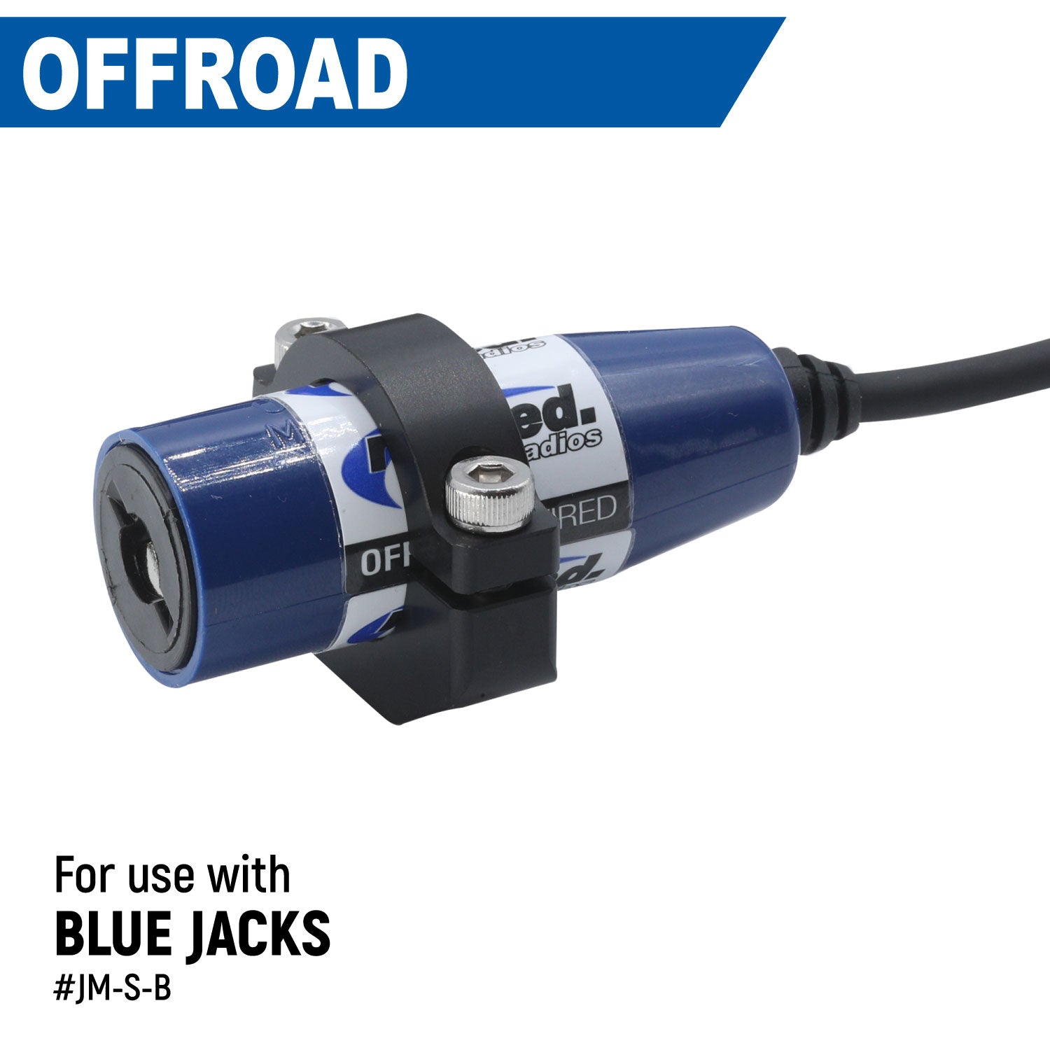 RADIOジャック Single Headset / Helmet Jack - Bar Mount – Rugged Radios