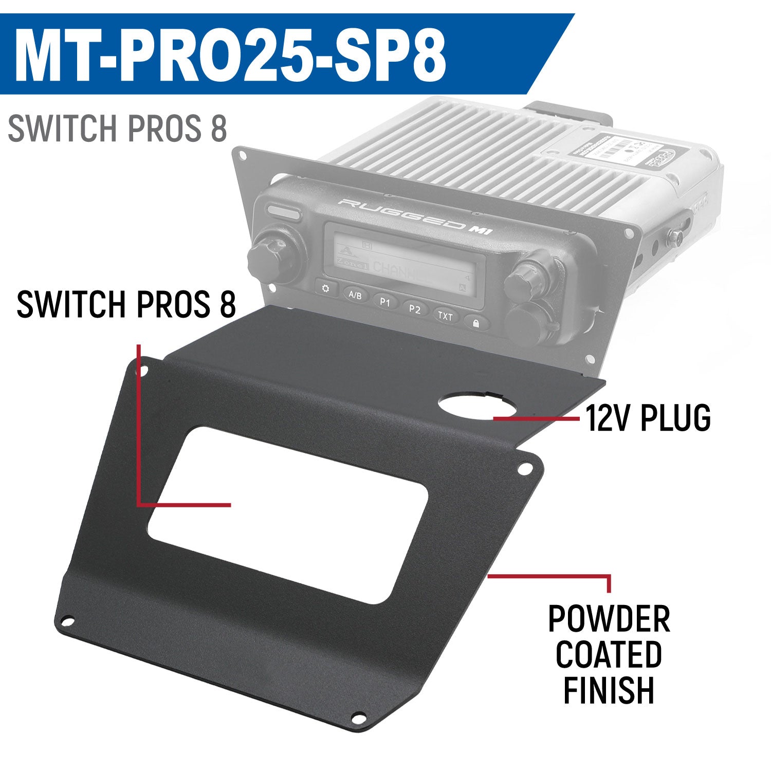 Lower Accessory Panel for 2025 Polaris RZR Pro XP, Pro R, and Pro