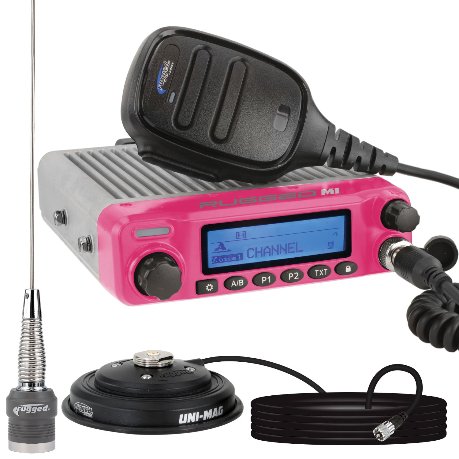 Radio Kit • Pink Rugged M1 RACE SERIES Waterproof Mobile Radio with An ...