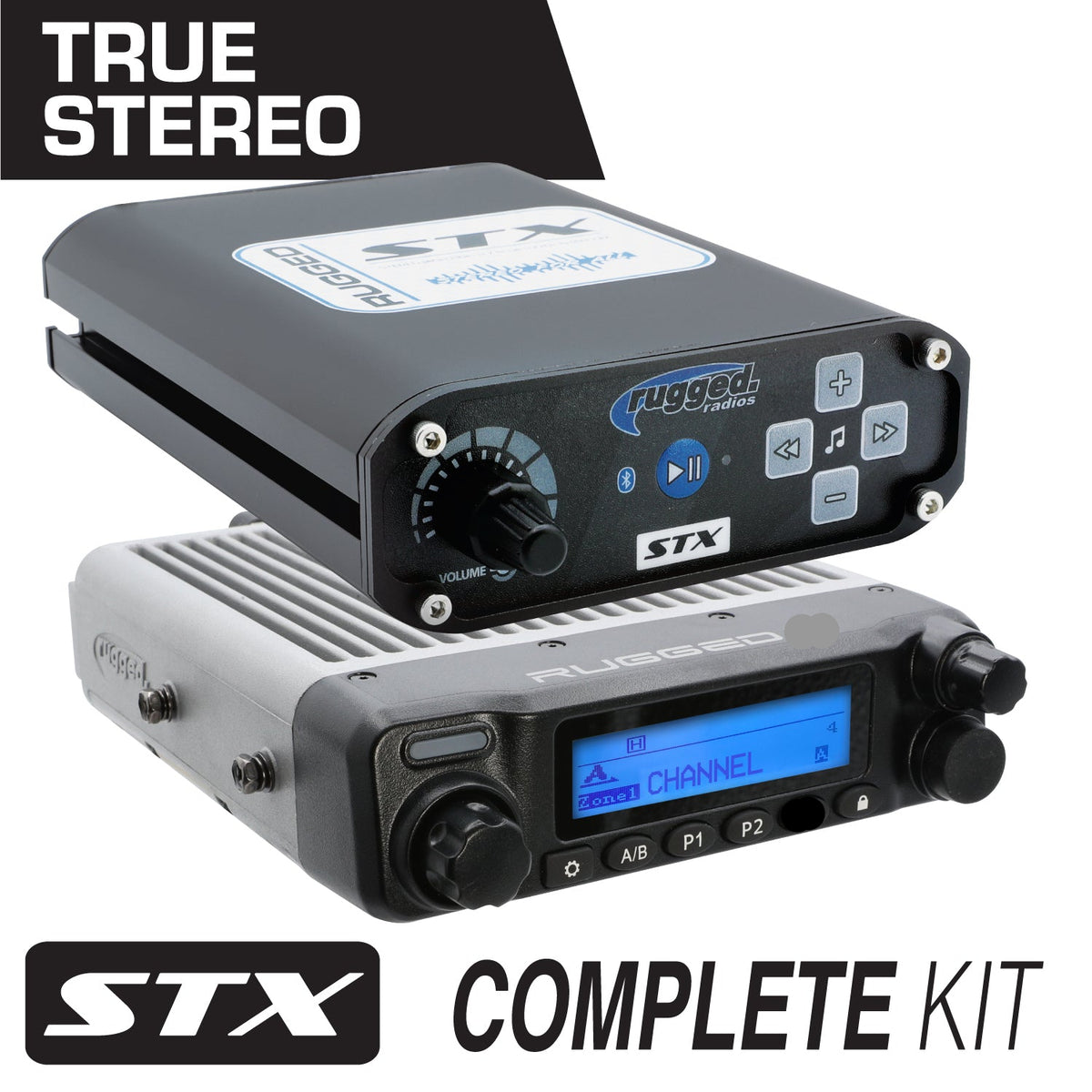Comm Kit STX STEREO Complete Master Communication Kit with Intercom and 2-Way R ...