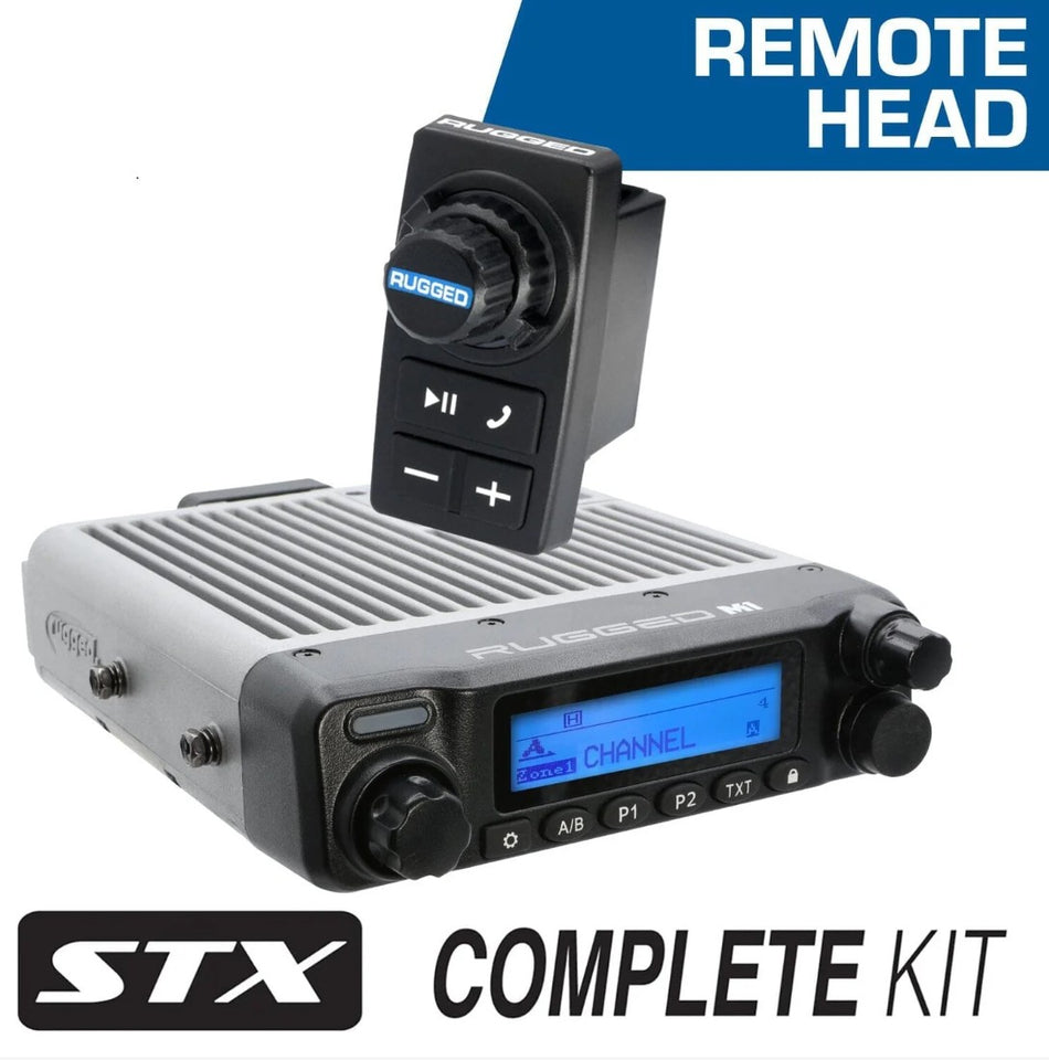 Complete Master Communication Kit with STX Remote Head Stereo Intercom and M1 Race Radio