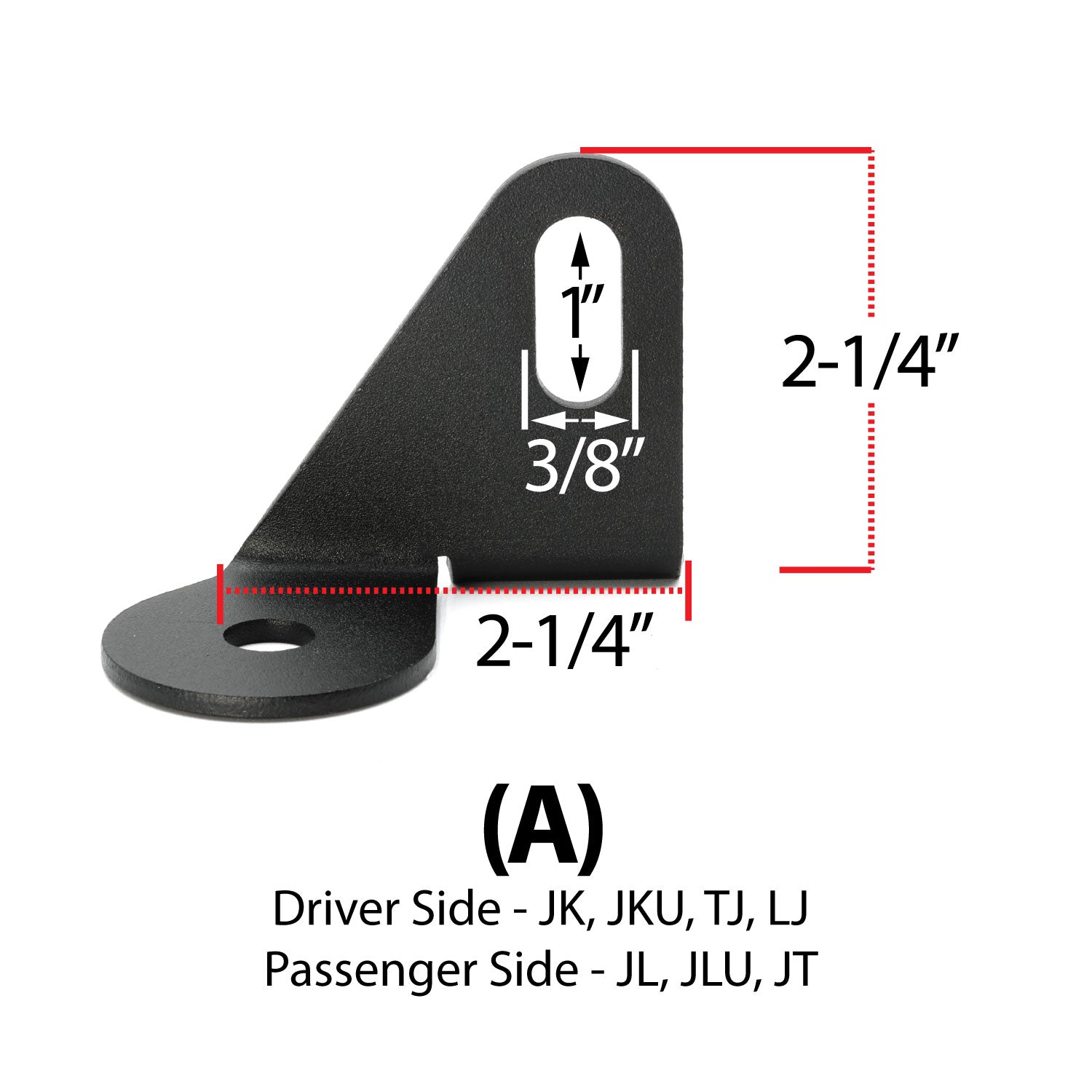 TheAntennaSource 12" Black AM/FM Antenna - Fits Jeep Wrangler JK/JL (2007-2024) & Gladiator