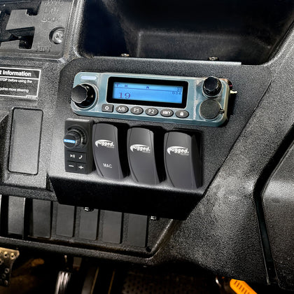 Honda Pioneer Mount for Radio, Switches, or Rocker Switch Intercom ...