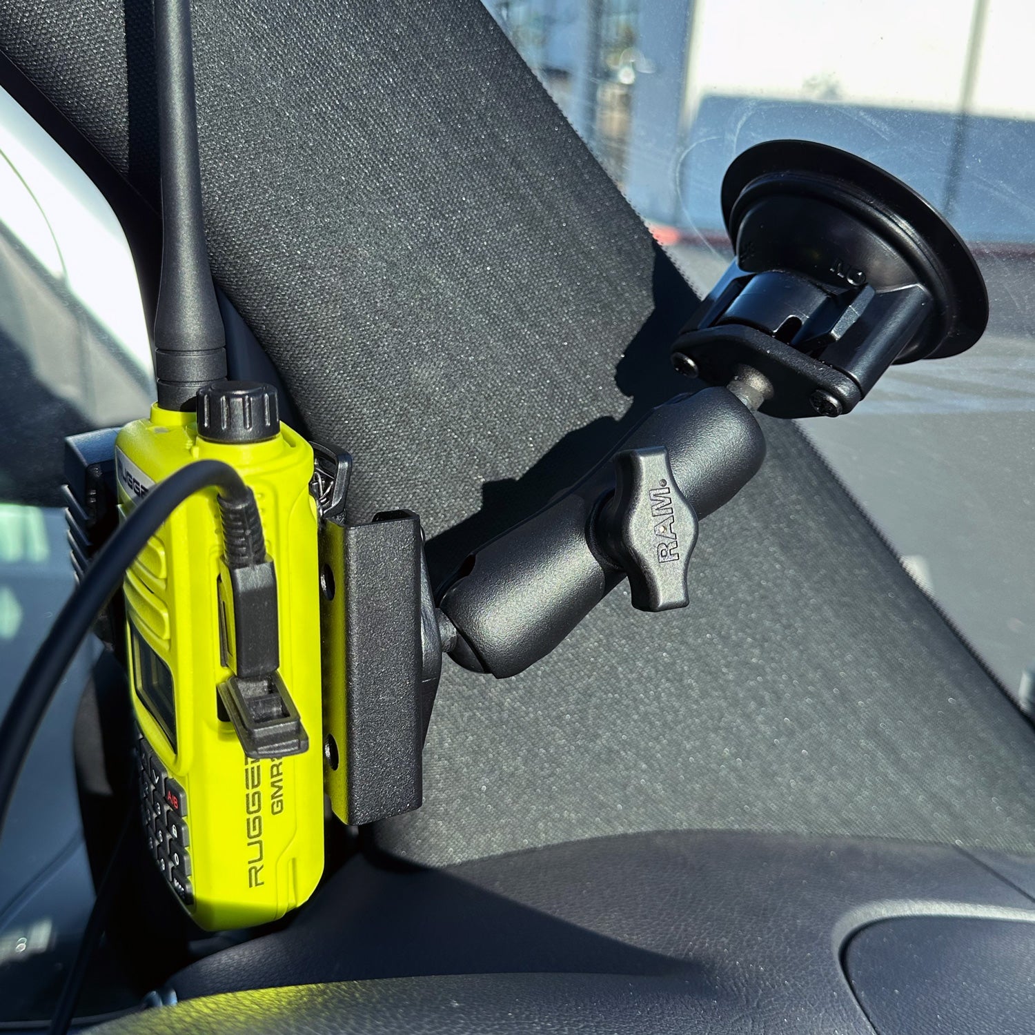 RAM Twist-Lock Suction Cup Base with Ball – Rugged Radios