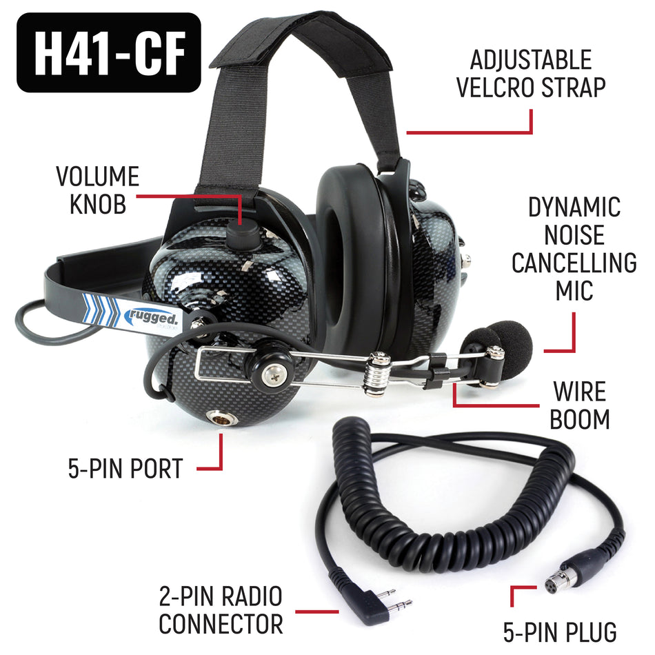 NASCAR Driver and Crew Chief Racing Kit with V3 Radios – Rugged Radios