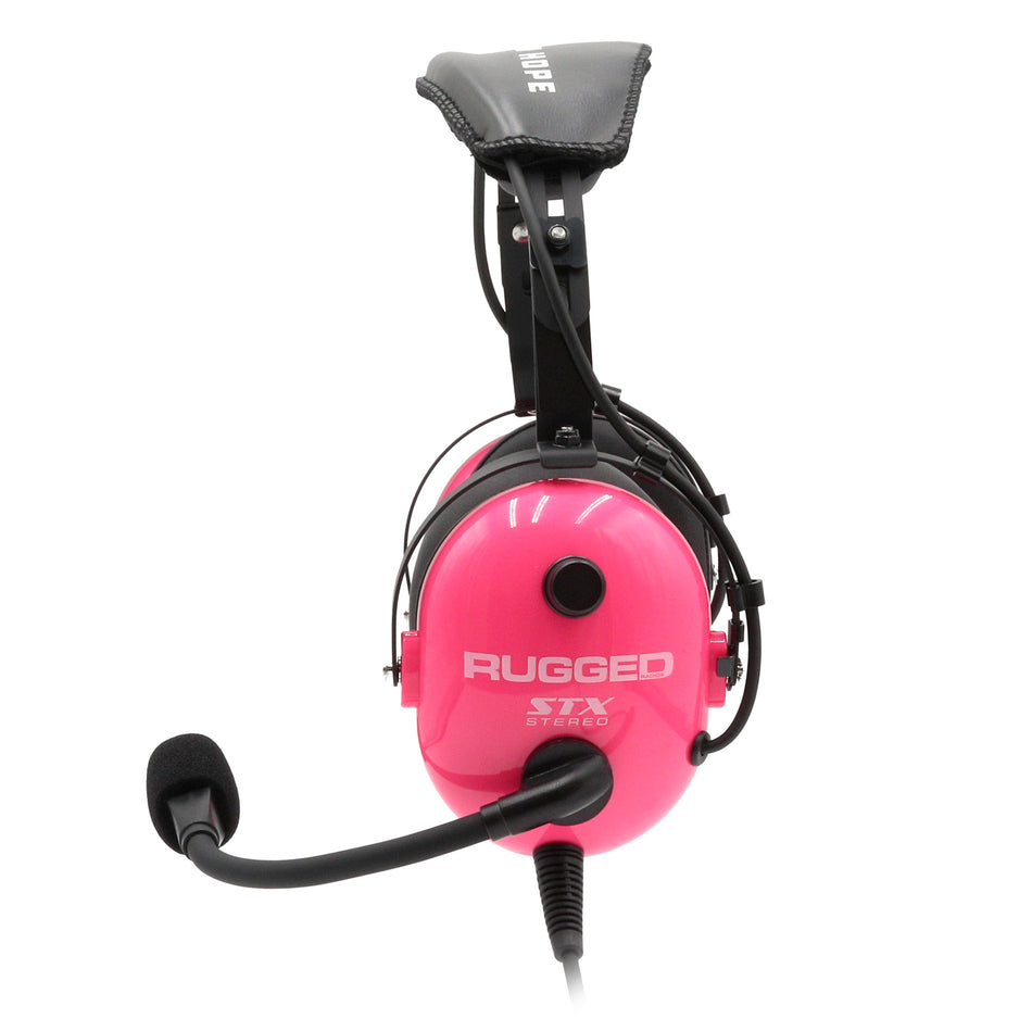 Pink Radio Day ULTIMATE Alpha Audio Stereo Headset with Volume Control