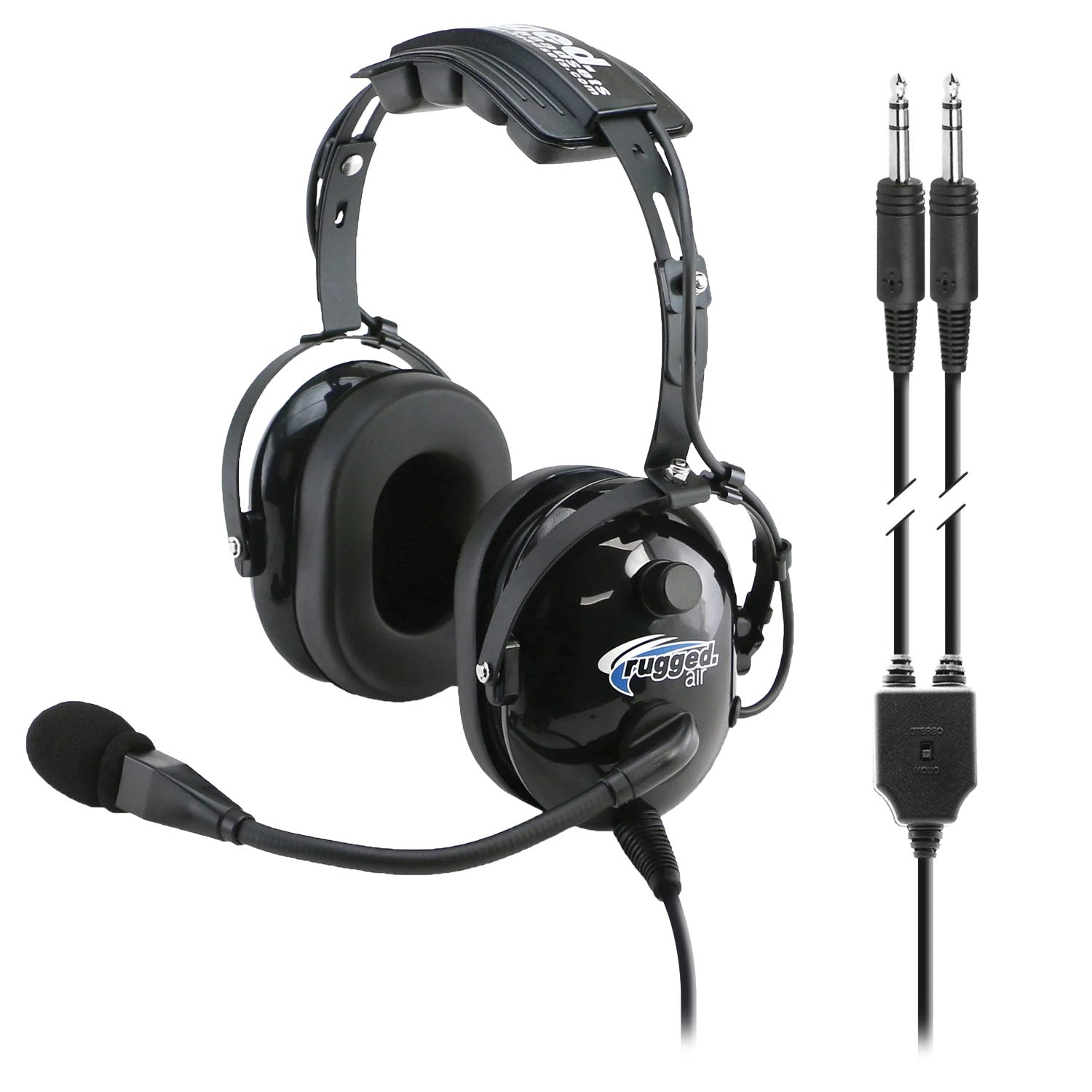 Rugged Air RA900 General Aviation Instructor Pilot Headset with PTT ...