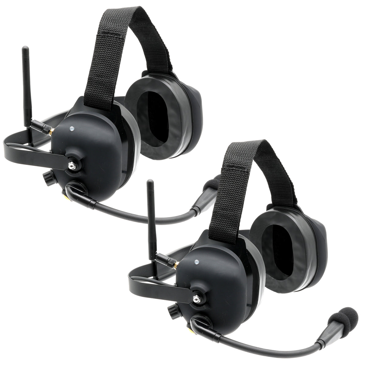 Wireless Double Talk Dual Headset Intercom System (Hands Free) – Rugged ...