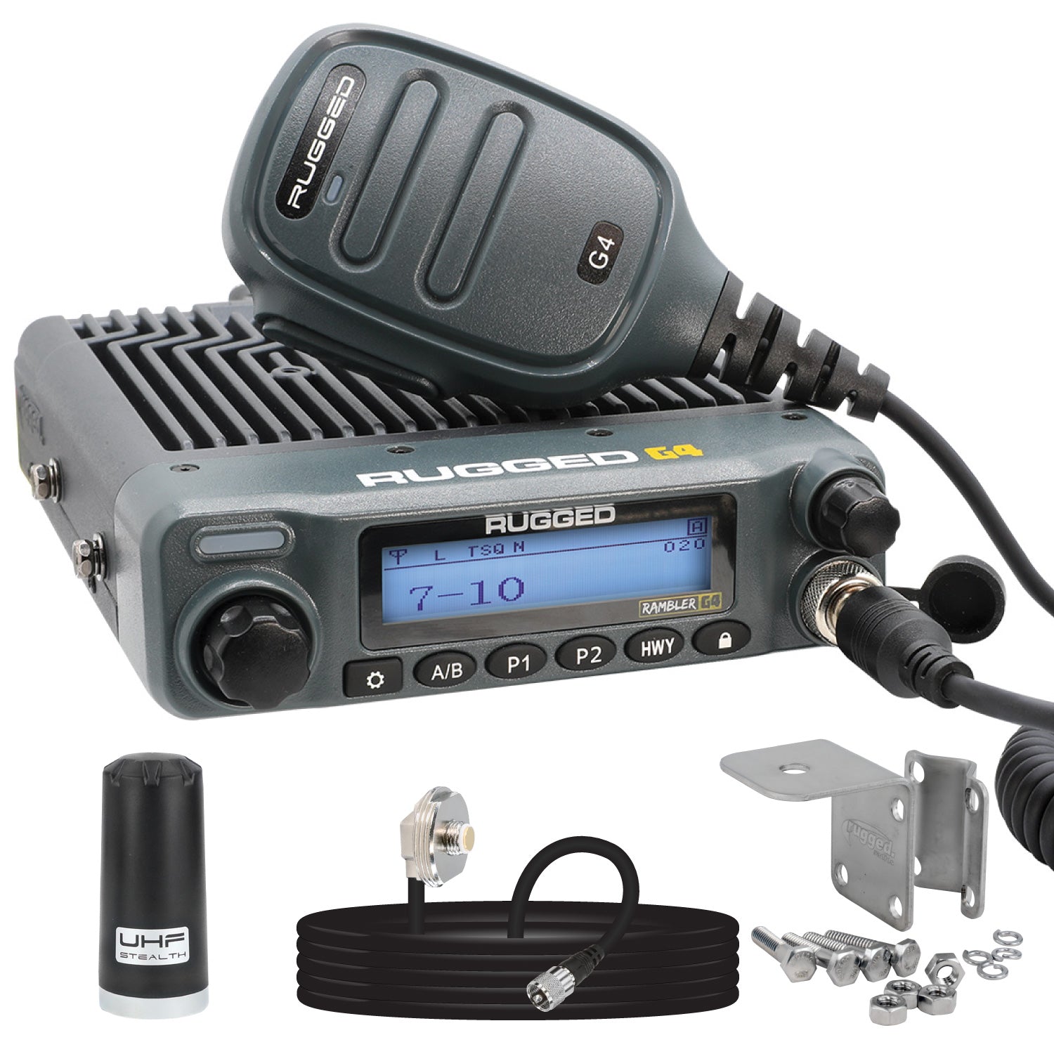 Radio Kit Lite - Rambler G4 GMRS Band Mobile Radio with Stealth