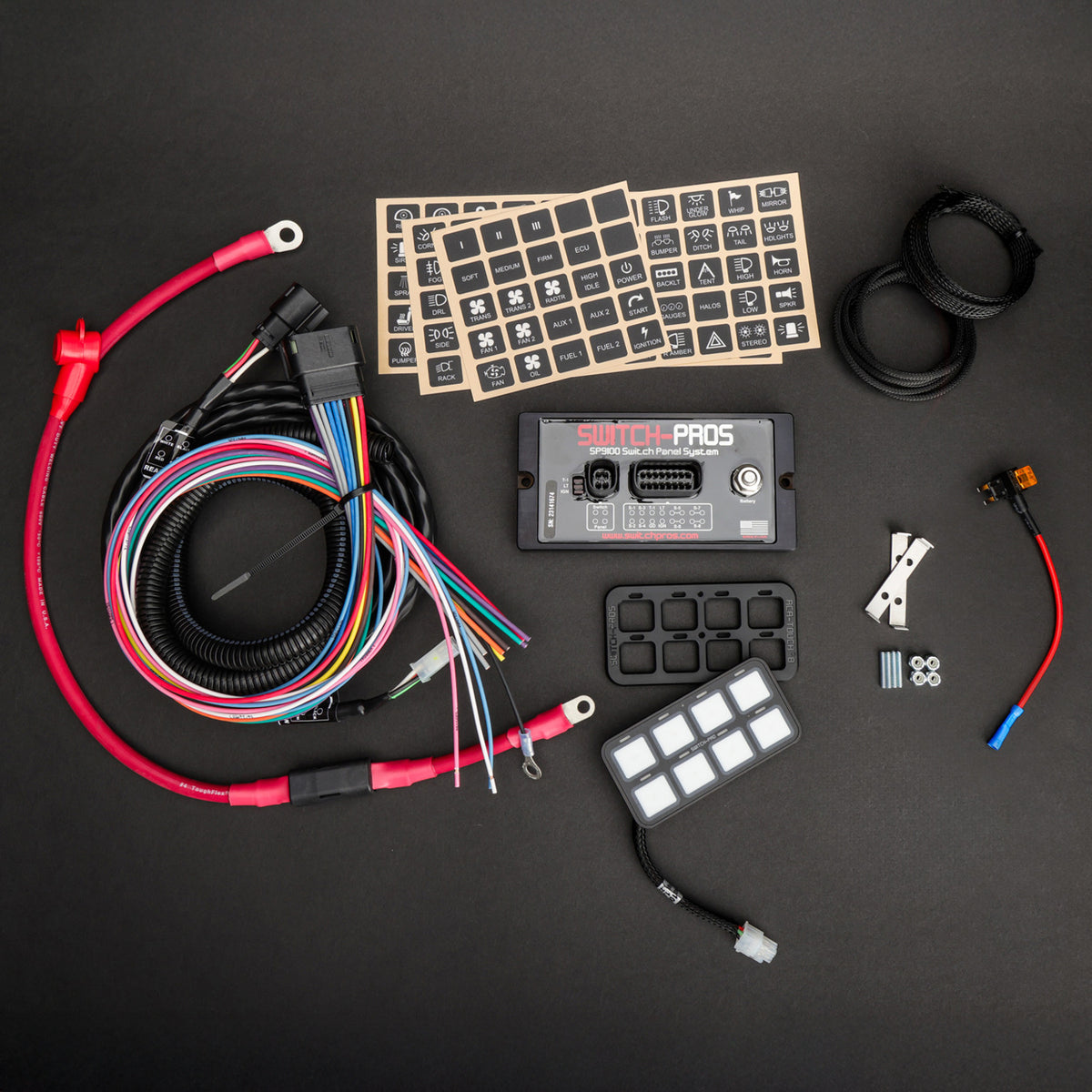 Switch-Pros - 8 Switch Panel Power System SP9100 – Rugged Radios