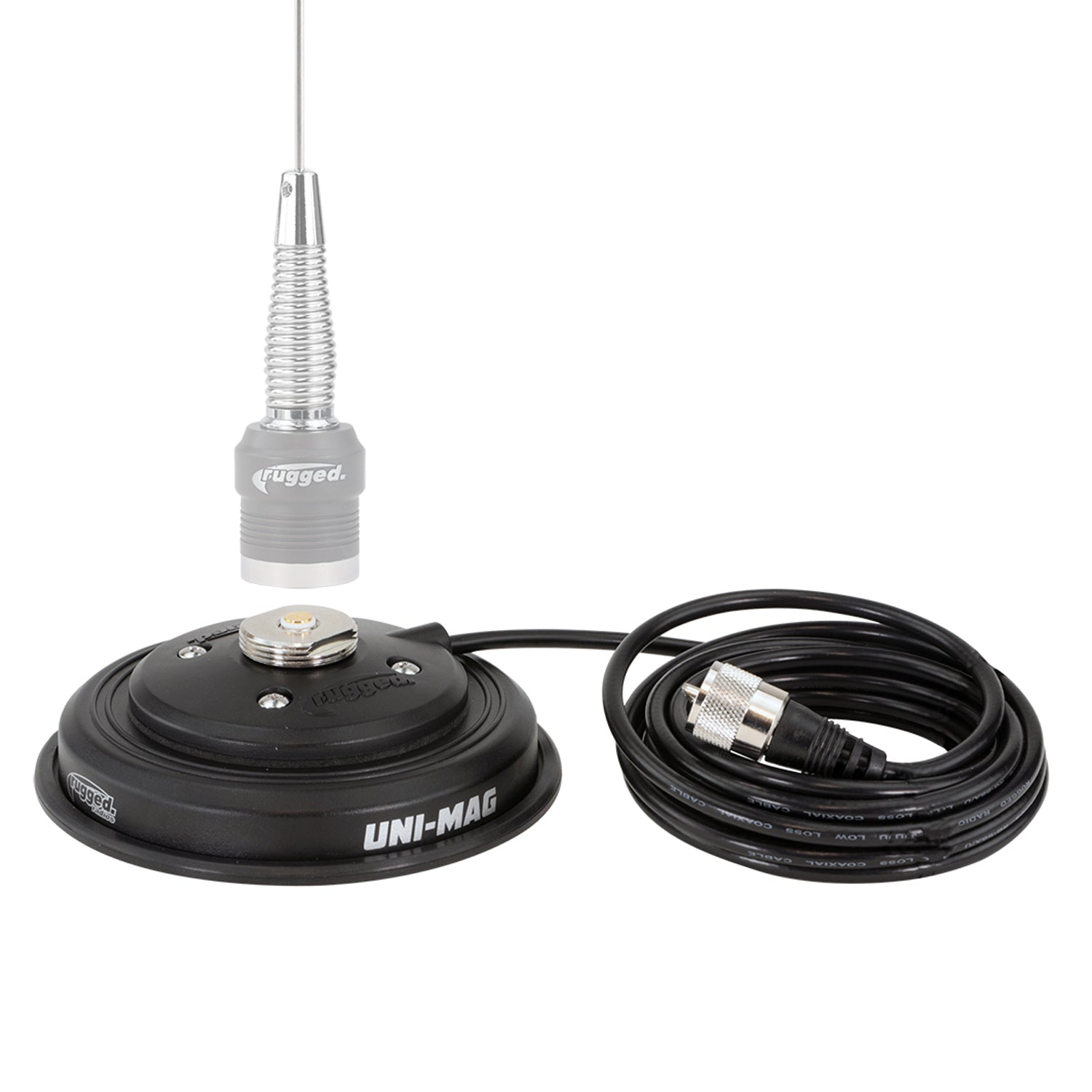 Aerpro Universal Multi-Fit Manual Lock Down Car Antenna - Guard Mount Radio Aerial (FYE013836)