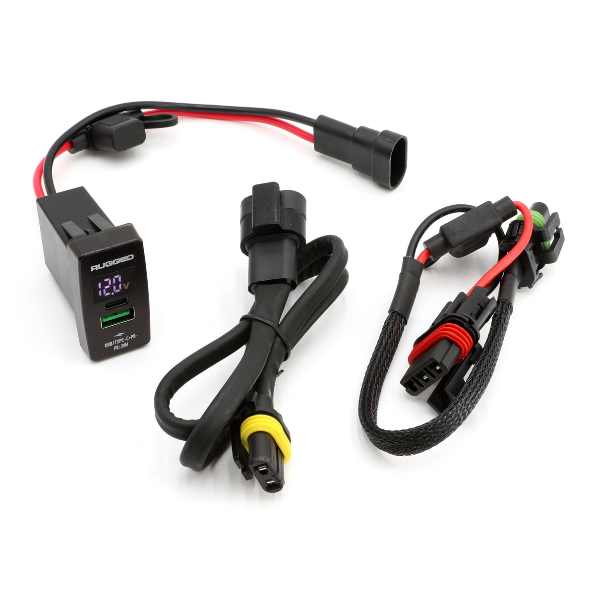 USB Rocker Switch Hub Kit for UTV Pulse Bars – Rugged Radios