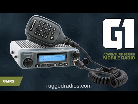Rugged G1 ADVENTURE SERIES Waterproof GMRS Mobile Radio – Rugged
