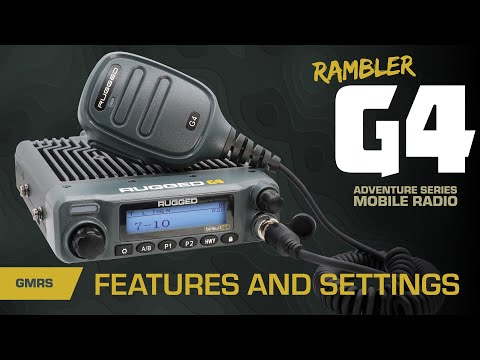 Radio Kit Plus - Rambler G4 High Power GMRS Mobile Radio Kit with