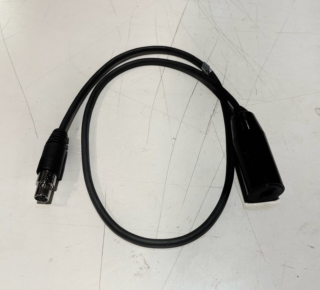 2' OFFROAD Straight Cable to Intercom - Black Connector - Demo - Clearance