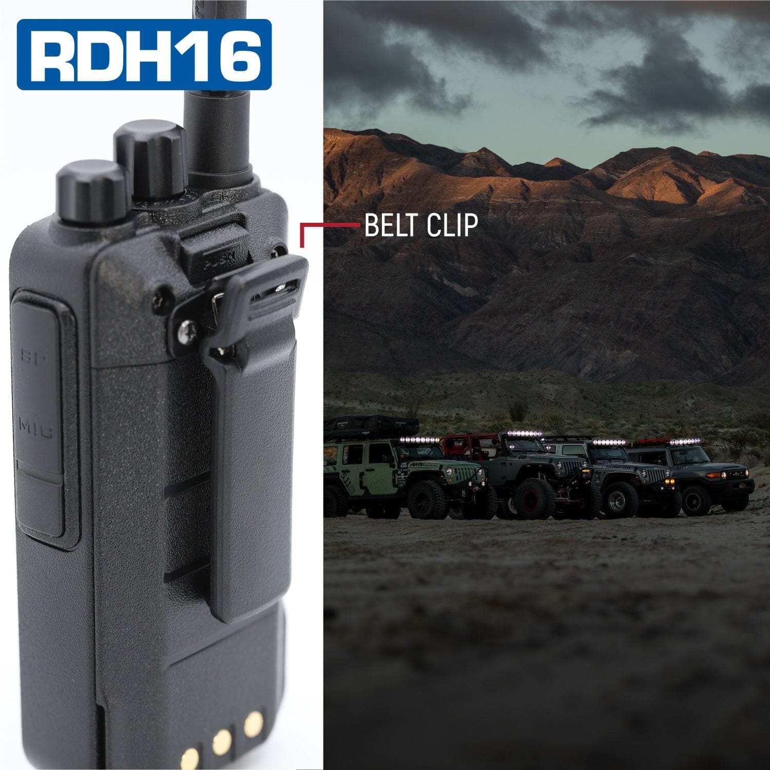 Rugged RDH16 VHF Digital and Analog Handheld Radio - Demo - Clearance