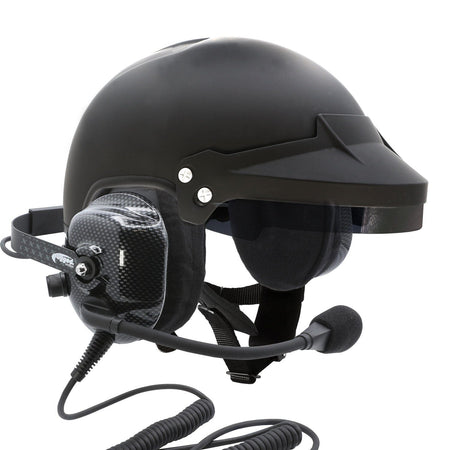 best motorcycle half helmet headset PYROTECT Shorty Helmet for Behind the Head Headsets – Rugged Radios