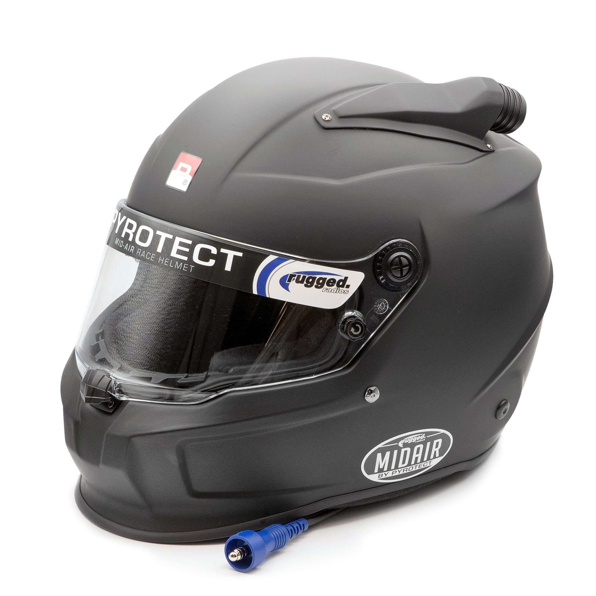 best road race motorcycle helmet Pyrotect SA2025 MIDAIR RACE Helmet Wired OFFROAD – Rugged Radios