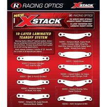 Load image into Gallery viewer, #10203C: XStack Tear Offs for Simpson Matrix, SX, Jr. Shark, HJC Auto, OMP