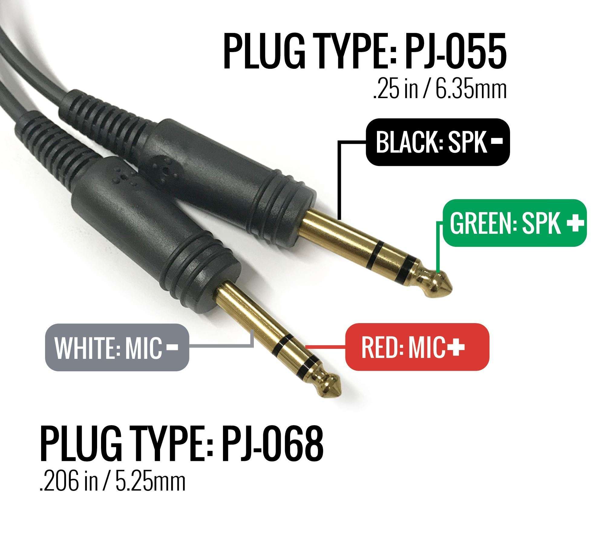 ケーブル・シールド PILOT USA 1-888-GO-PILOT Replacement Main Cable for RA900 General Aviation Pilot Headsets