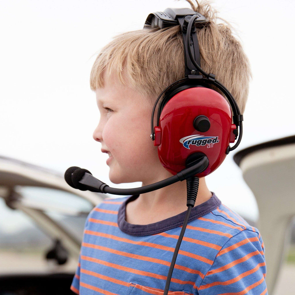 Rugged Air RA250 Children's General Aviation Pilot Headset (Demo/Clearance)