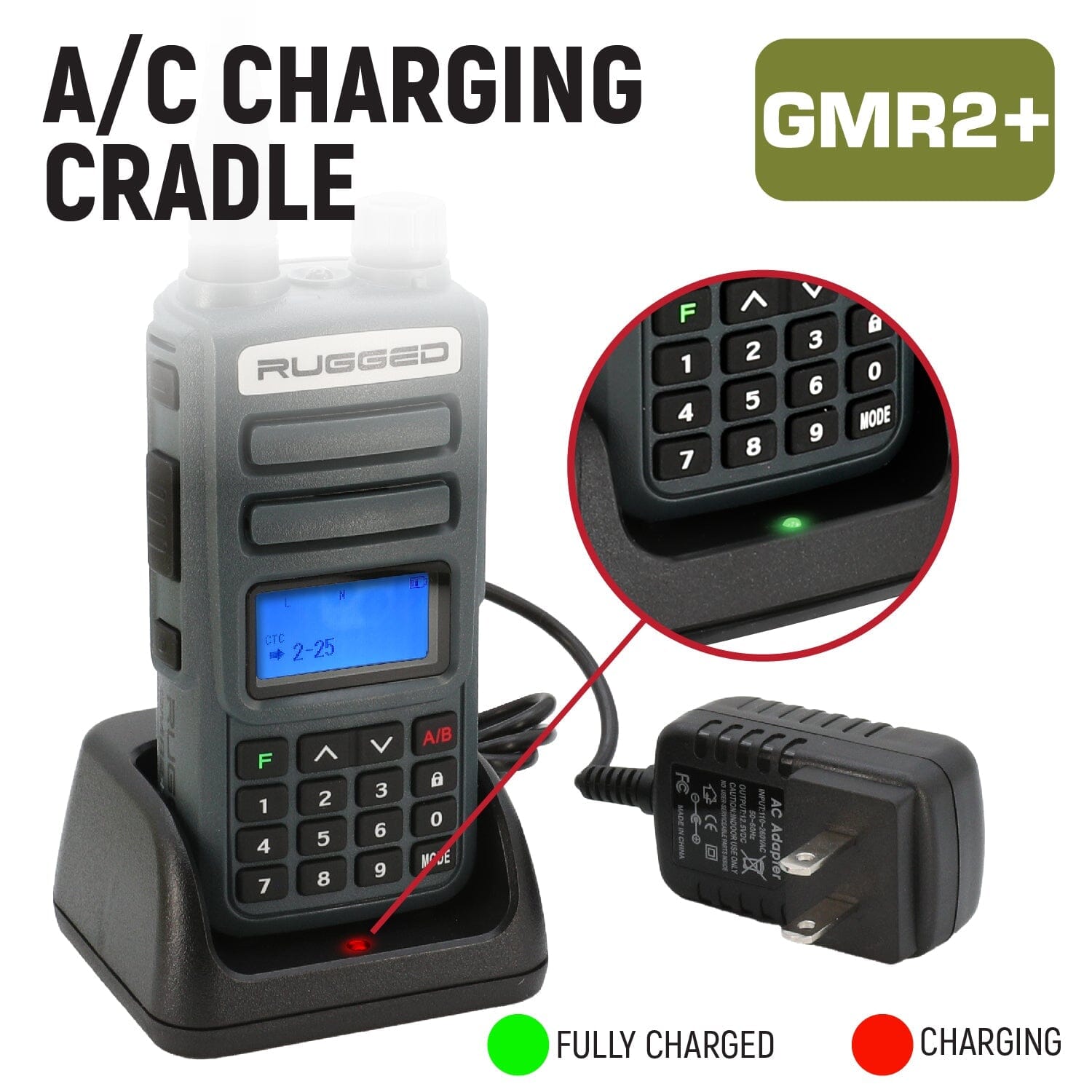 2 Pack - Rugged GMR2 PLUS - GMRS and FRS Two Way Handheld Radios