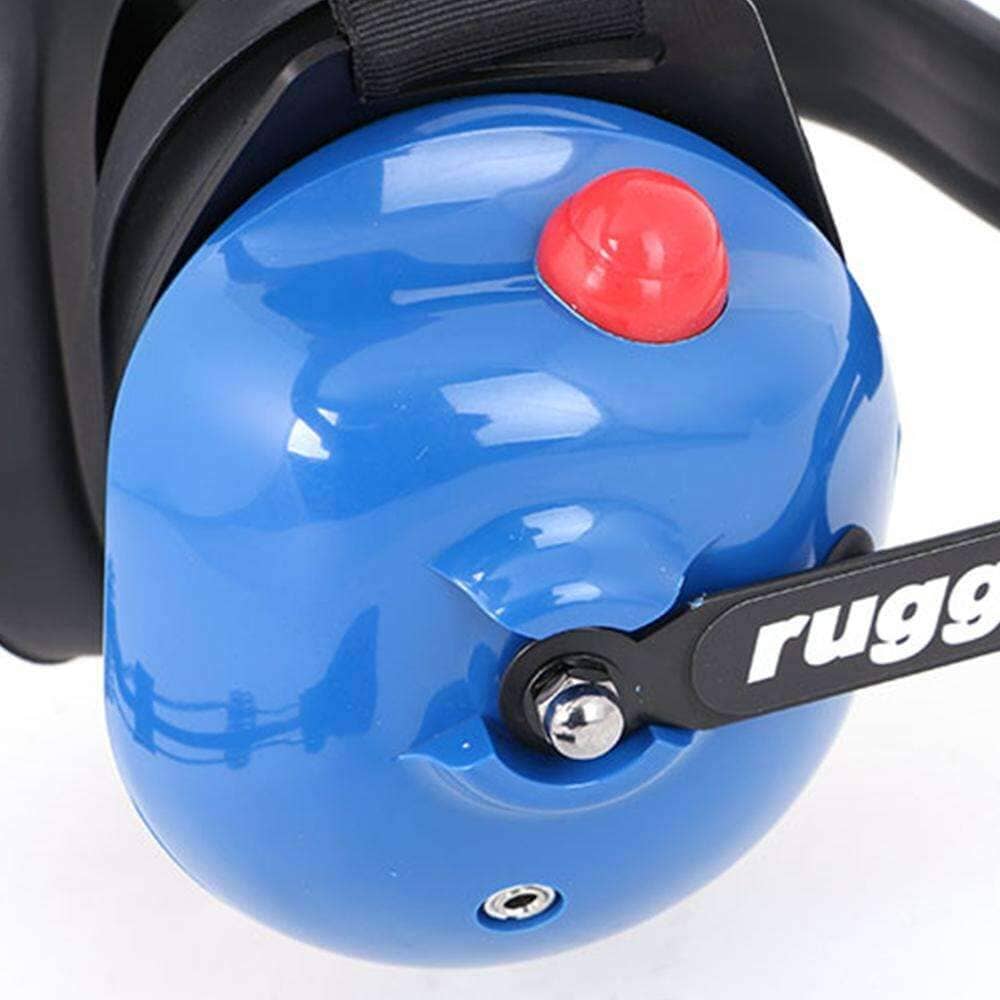 Audífonos Rugged H42 por detrás de la cabeza (BTH) audífonos para Walkie Talkie y Radios 2 metros - Color Azul ESP - By Rugged Radios